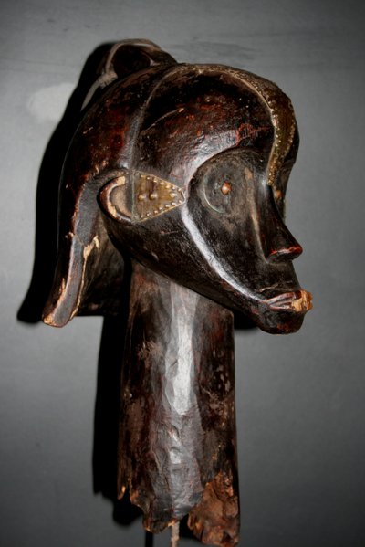 Kopf eines Fang-Reliquienschreins aus Gabun.