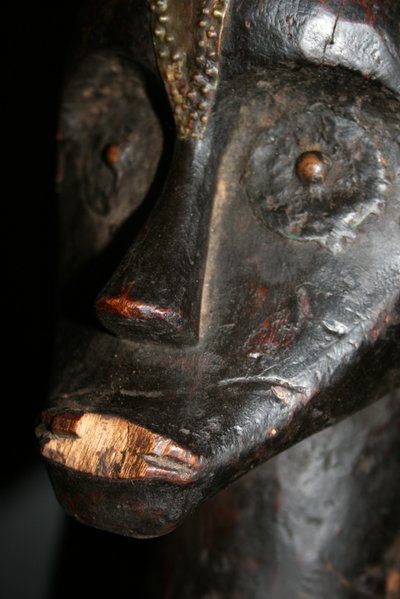 Kopf eines Fang-Reliquienschreins aus Gabun.