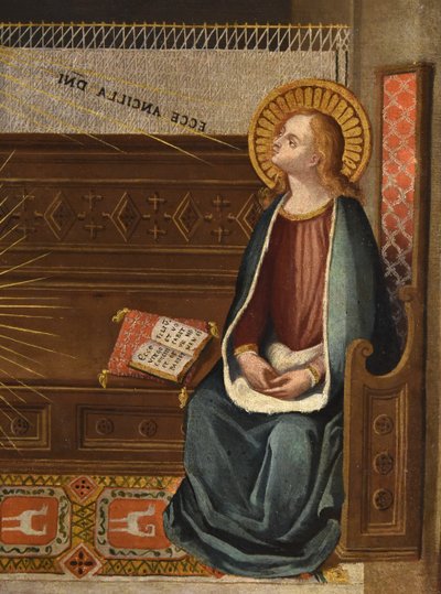 Die Verkündigung, Alessandro Allori (Florenz, 1535 - Florenz, 1607) Follower Von