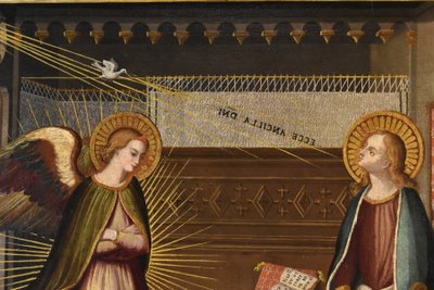 Die Verkündigung, Alessandro Allori (Florenz, 1535 - Florenz, 1607) Follower Von