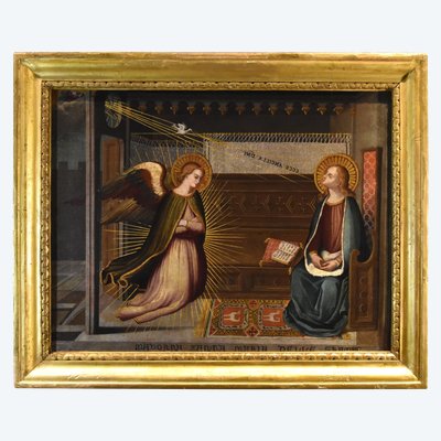 Die Verkündigung, Alessandro Allori (Florenz, 1535 - Florenz, 1607) Follower Von