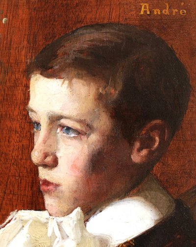 Jules Octave TRIQUET, Porträt eines Jungen (André)