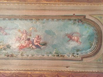 Studio a soffitto, olio su tela, XIX secolo