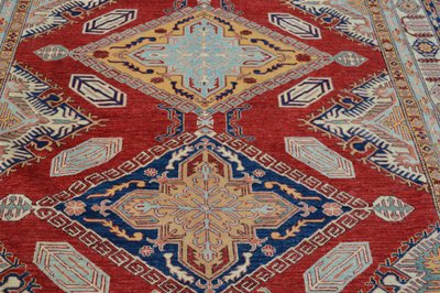 Kazak rug - 265 x 216 cm - Geometric patterns