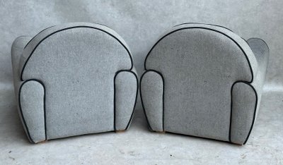 Pair of children's club chairs