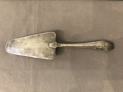 Silver-plated cake server circa 1930