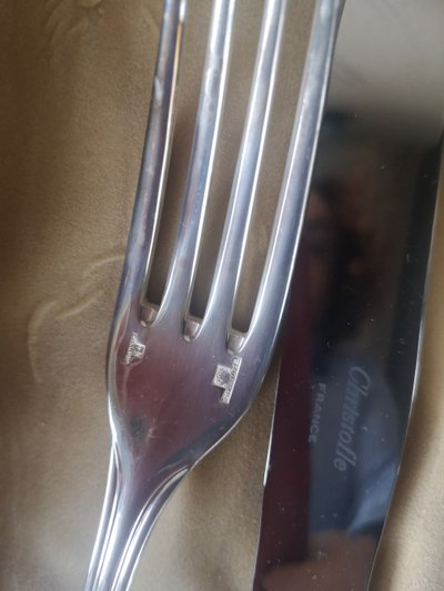 Christofle silver-plated metal ALBI crockery set