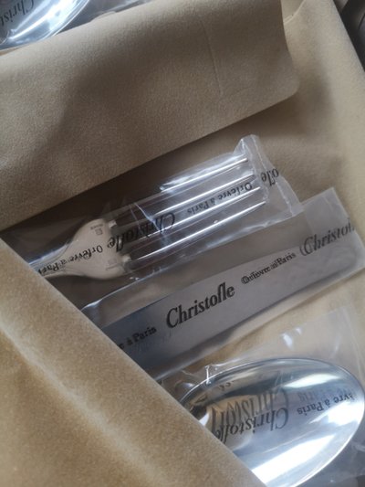 Christofle silver-plated metal ALBI crockery set