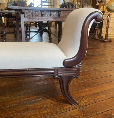 Regency Period Mahogany Bench Circa 1820