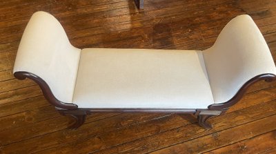 Regency Period Mahogany Bench Circa 1820