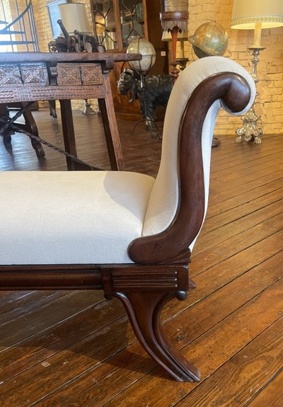 Regency Period Mahogany Bench Circa 1820