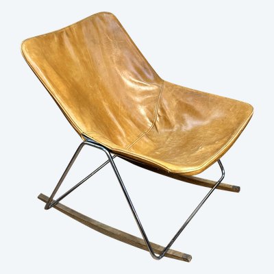 Pierre GUARICHE Fauteuil à bascule modèle G1 