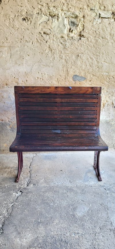 1930's Sprague Paris metro bench seat