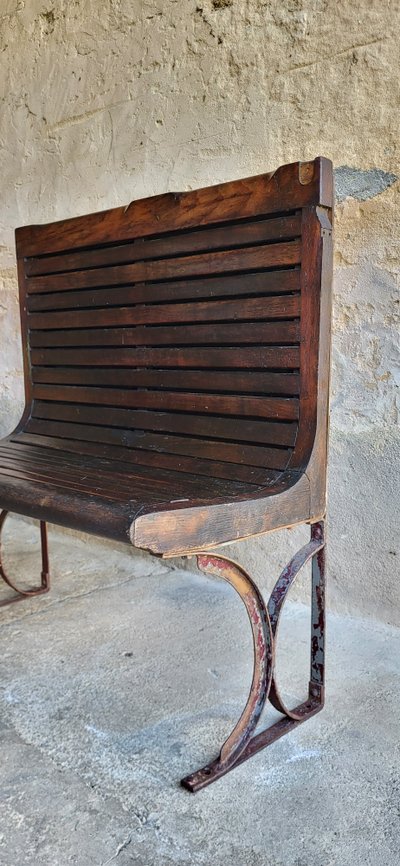 1930's Sprague Paris metro bench seat