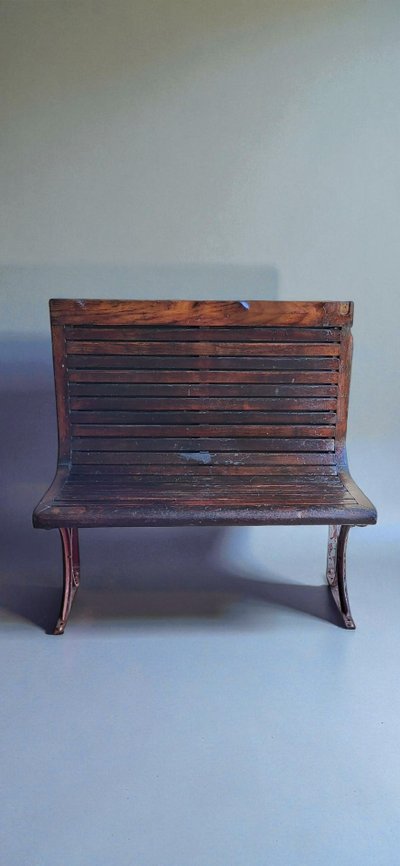 1930's Sprague Paris metro bench seat