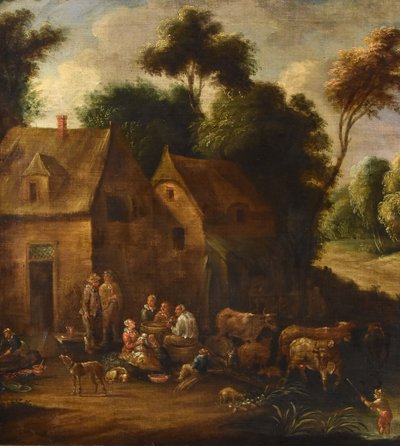 Théobald Michou (tournai, 1676 – Antwerp, 1765), River Landscape With Villa
