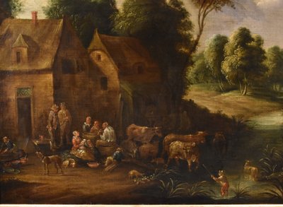 Théobald Michou (tournai, 1676 – Antwerp, 1765), River Landscape With Villa
