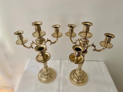 Paire de candélabre fin XIX ème