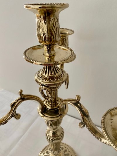 Paire de candélabre fin XIX ème