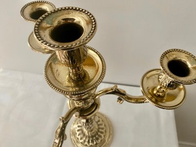Paire de candélabre fin XIX ème
