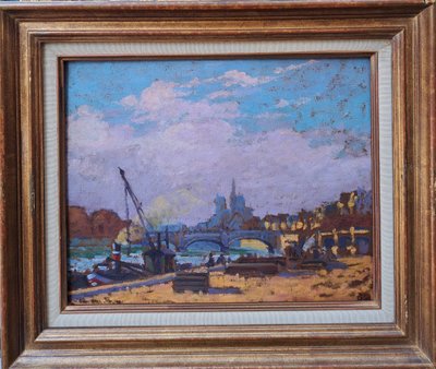 Henri Pierre Lejeune (1881-1961), View Of Notre-dame De Paris