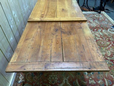 Dining table with breadboard 10 people in Louis Philippe style