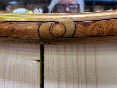 Oval Mirror Art Deco