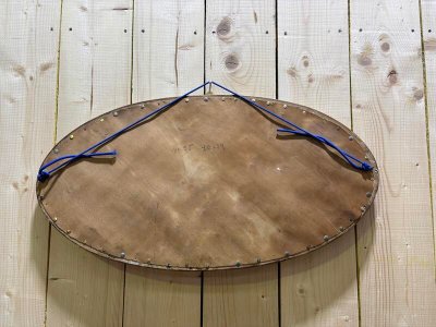 Oval Mirror Art Deco