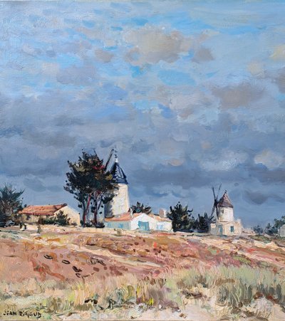 Jean Rigaud (1912-1999) - Noirmoutier Mill at La Guèrinière