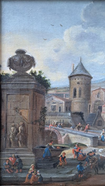 Pieter Bout (1658-1719) et Mathys SCHOEVAERDTS (1663-c.1703), Attribué à - Le commerce