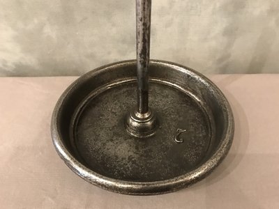 Porte parapluies ancien en fonte poli d'époque fin 19 ème 