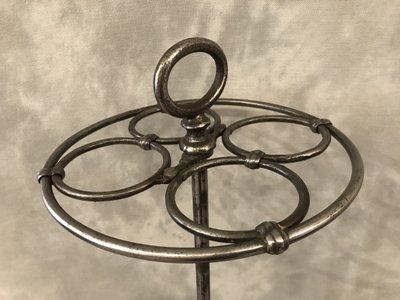 Porte parapluies ancien en fonte poli d'époque fin 19 ème 