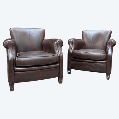 Set of 9 club chairs