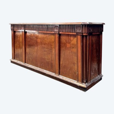 Bar avec façade en marqueterie des années 50