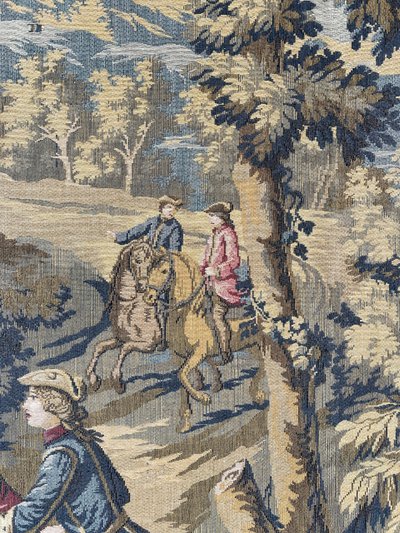 Wall tapestry – Hunting scene – 18th century style – 187 x 126 cm