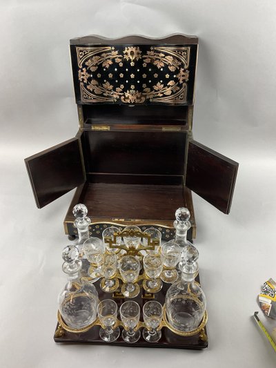 Napoleon III-style liqueur cellar