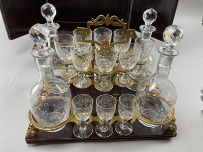 Napoleon III-style liqueur cellar