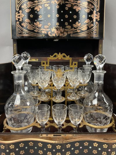 Napoleon III-style liqueur cellar