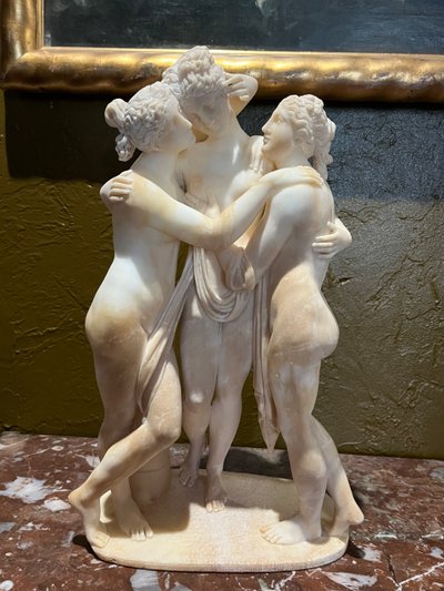 Scultura - Tre Grazie - Alabastro - Canovas - Italia - XIX sec.
