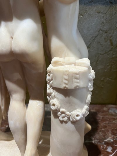 Scultura - Tre Grazie - Alabastro - Canovas - Italia - XIX sec.