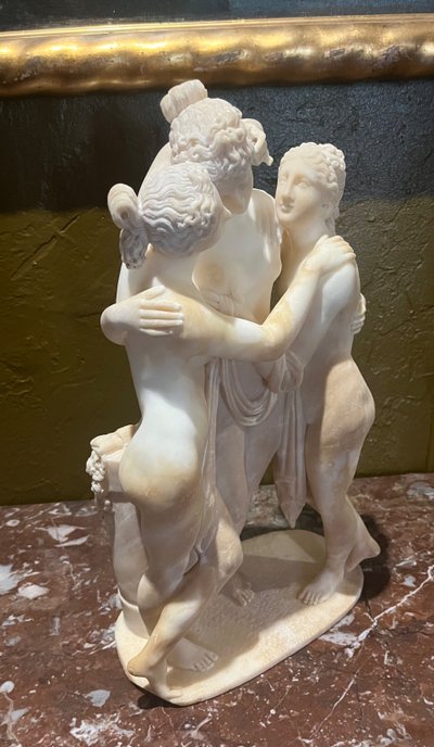 Scultura - Tre Grazie - Alabastro - Canovas - Italia - XIX sec.