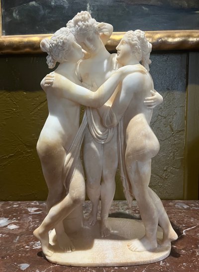 Scultura - Tre Grazie - Alabastro - Canovas - Italia - XIX sec.