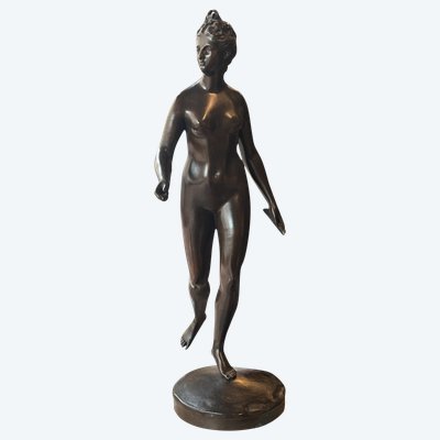 Scultura - Bronzo - Diana cacciatrice - Houdon - Francia - XIX sec.