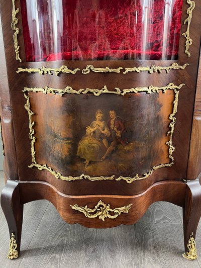 Vitrine De Style Louis XV , XIXe Siècle