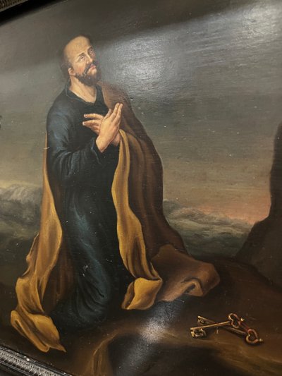 Tableau - Hsp - Saint Pierre - école flamande - XVIII ème