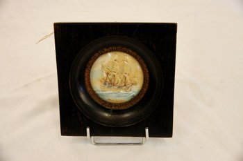 Marine Aquarellée Figurant Le Soleil-royal, XIXe Siècle