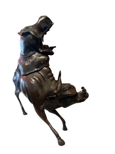 Importante scultura - Bronzo - Lao Tseu - Meiji - Giappone - XIX sec.