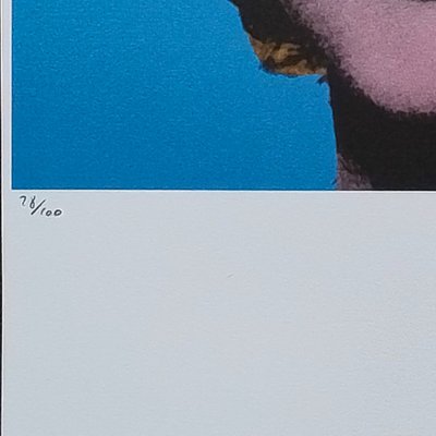 1980s Gorgeous Andy Warhol "Marilyn" Limited Edition Lithograph