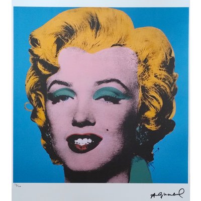 1980s Gorgeous Andy Warhol "Marilyn" Limited Edition Lithograph