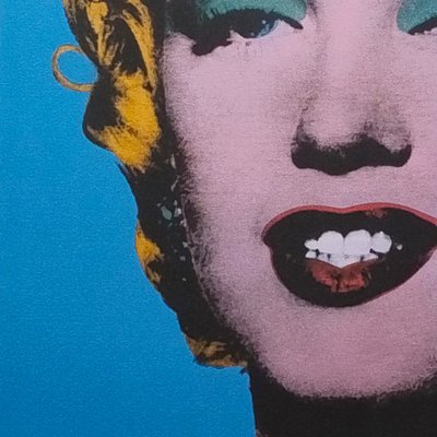 1980s Gorgeous Andy Warhol "Marilyn" Limited Edition Lithograph